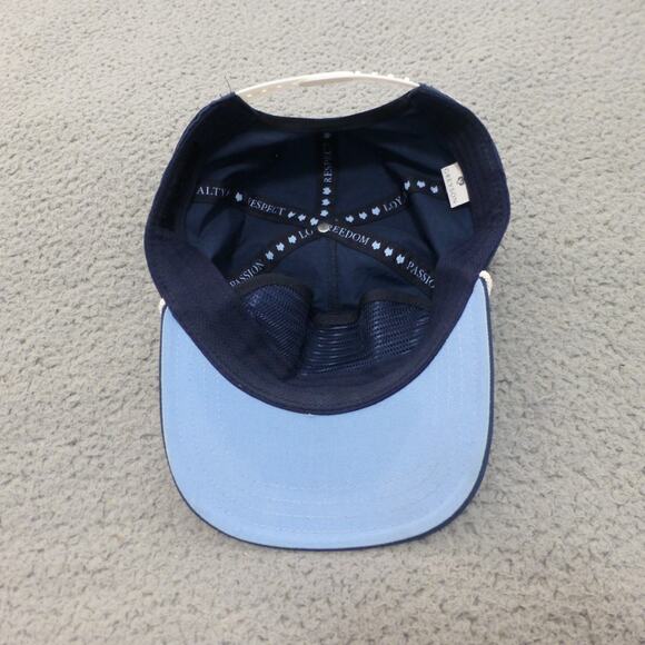 Greyson Clothiers Hat Cap Mens Rope Snapback Golf Wolf Logo Blue - Picture 5 of 8